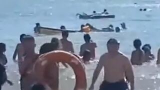 Barranco: Embarcación se volcó frente a la Playa Los Yuyos y deja cinco personas heridas