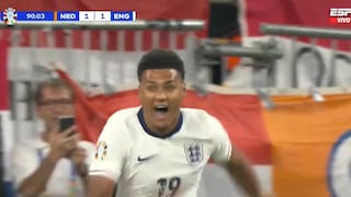 Triunfo agónico: Ollie Watkins anotó el 2-1 final de Inglaterra vs. Países Bajos por Eurocopa 2024 | VIDEO