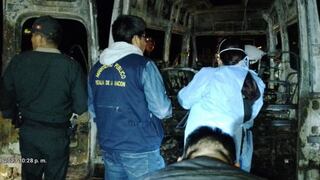 Abancay: Fiscalía inicia investigación contra responsables de incendio de vehículo donde falleció trabajador de Sutran