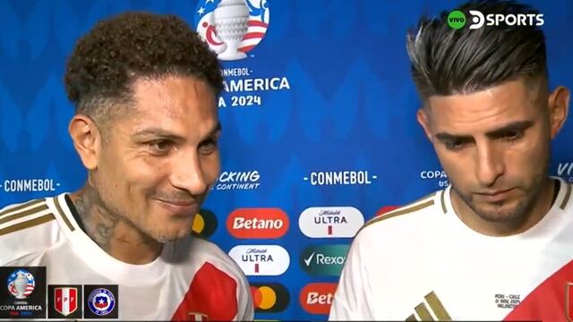 Paolo Guerrero elogió a Carlos Zambrano: “Me da gusto que este defendiendo nuestra patria”