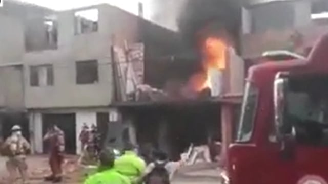 SJM: Incendio en chatarrería informal deja una menor fallecida | VIDEO