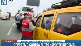 Intervienen a colectivero que usaba placa de cartón en Chorrillos