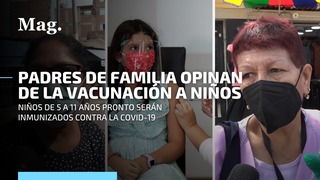 Padres de familia responden: ¿Vacunarías a tus hijos pequeños contra la COVID-19?