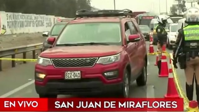 SJM: hombre es asesinado de seis balazos mientras conducía por la Panamericana Sur