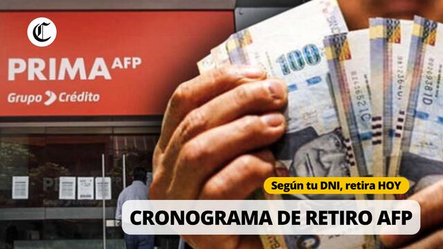 Retiro-AFP 2024, cronograma oficial: Cuándo iniciar tu trámite según tu número de DNI