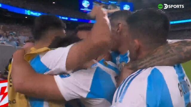 ¡Lo hizo el ‘toro’! Lautaro Martínez marcar el 1-0 de Argentina vs Chile por Copa América 2024 | VIDEO