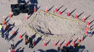 El fatídico final de una niña al derrumbarse un hoyo de arena que cavaba en la playa