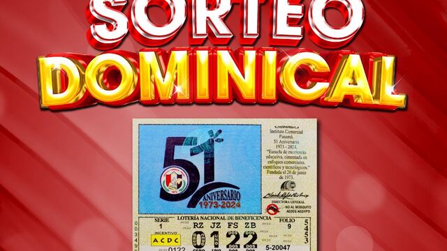 Lotería Nacional de Panamá: resultados del sorteo dominical, 23 de junio