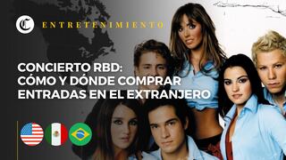 Concierto de RBD: cómo y dónde comprar entradas para sus conciertos en el extranjero