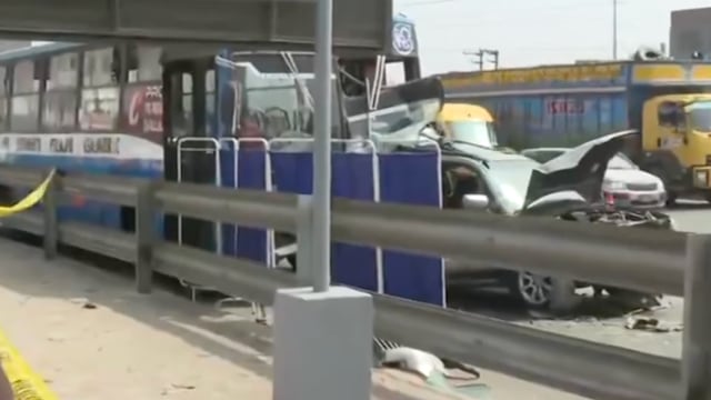 El Agustino: triple choque en la Vía Evitamiento deja una persona muerta y más de 20 heridos | VIDEO 