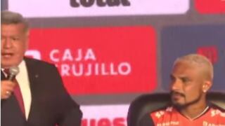 La frase viral de César Acuña en la presentación de Paolo Guerrero en César Vallejo