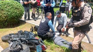 San Isidro: detienen a dos ladrones de celulares cerca del centro financiero