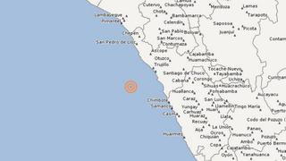 Sismo de 4,8 grados Richter de magnitud sacudió Trujillo