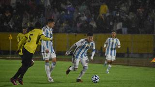 Argentina perdió ante Ecuador por el Sudamericano Sub 17