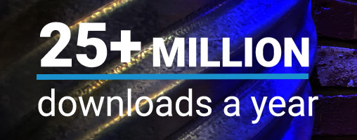 25+ Million downloads a year