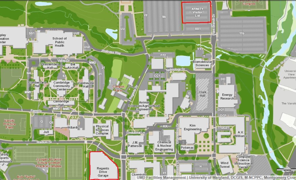 Visitor parking map