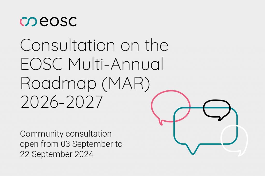 Community consultation on the updated EOSC Multi-Annual Roadmap for 2026-2027