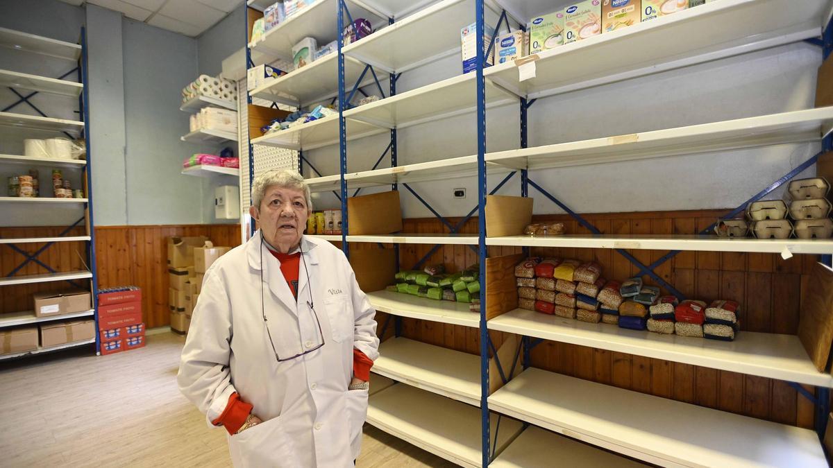 VIGO. AFAN FALTA DE ALIMENTOS Y SU PRESIDENTA. AFAN