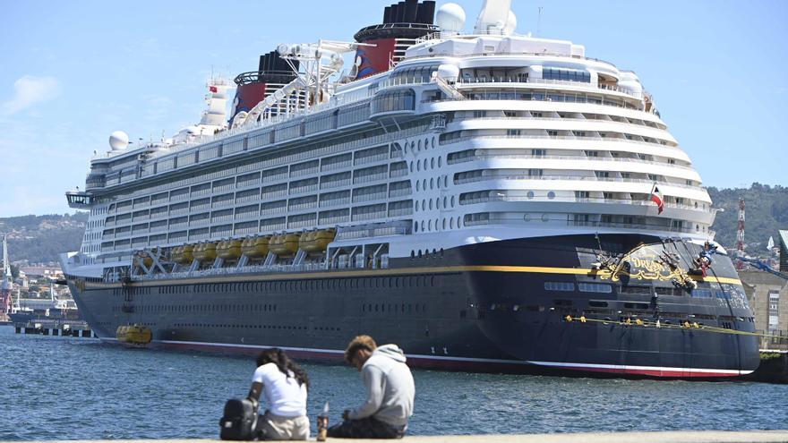 La magia de Disney llega a Vigo por mar
