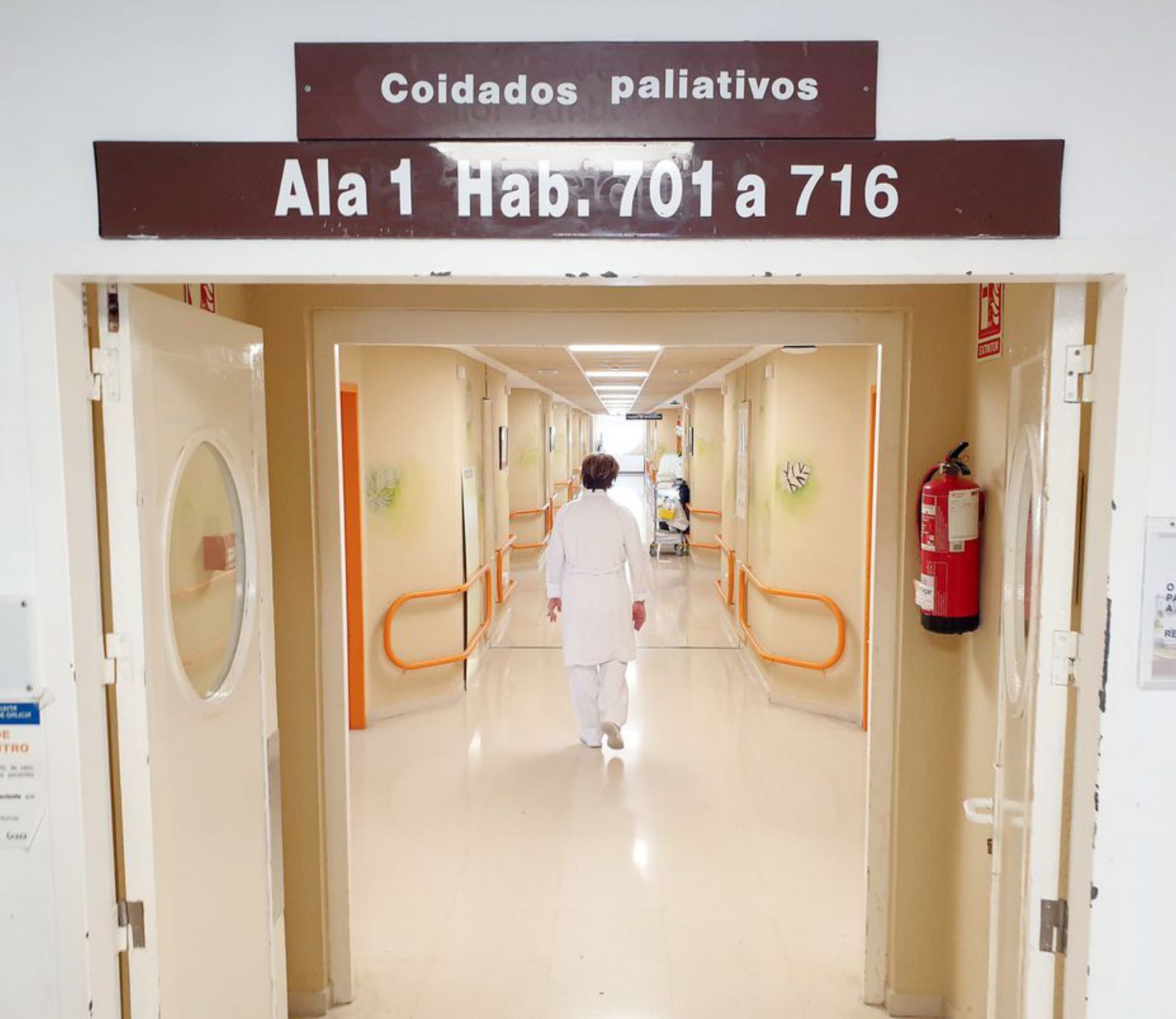 Unidad de cuidados paliativos del Hospital Meixoeiro, en Vigo