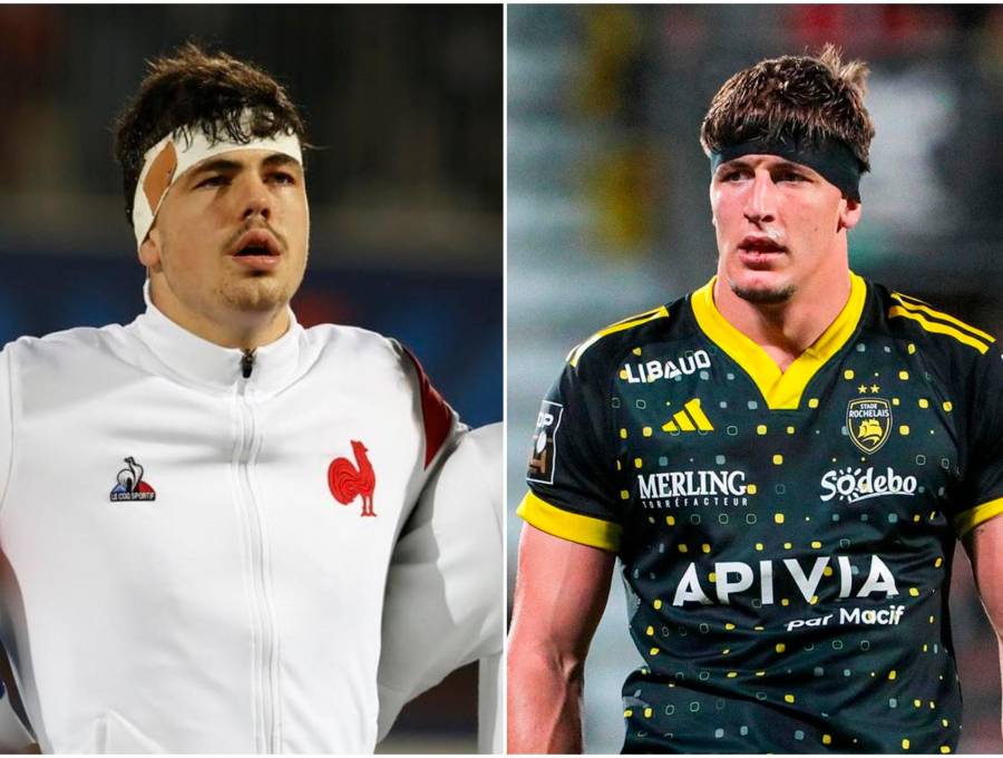 Hugo Auradou y Oscar Jegou, jugadores de la selección de rugby señalados de abusar y golpear a una mujer en Mendoza, Argentina. FOTOS: Tomadas de Instagram @hugo_auradou y @oscarjegou