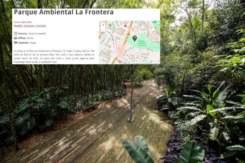 El parque La Frontera está ubicado entre Envigado y Medellín. En la imagen se ve la promoción del lugar para practicar <i>cruising. </i>FOTOS EL COLOMBIANO y tomada de web