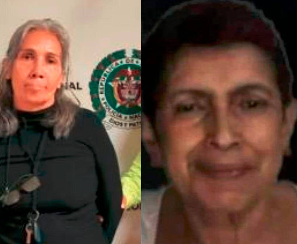 Lilia Armoly Salcedo Salamanca (izq.), de 59 años, se encuentra capturada por el crimen de Martha Cecilia Cano Puerta (der.)Arrie, de 68 años, en medio de una situación registrada por la deuda de un arrendamiento. FOTOS: CORTESÍA