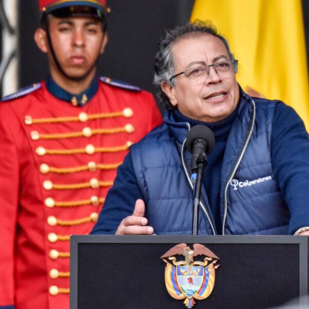 El presidente Petro aseguró que los jóvenes de la selección son en cierta forma “otra Primera Línea”. FOTO: COLPRENSA 