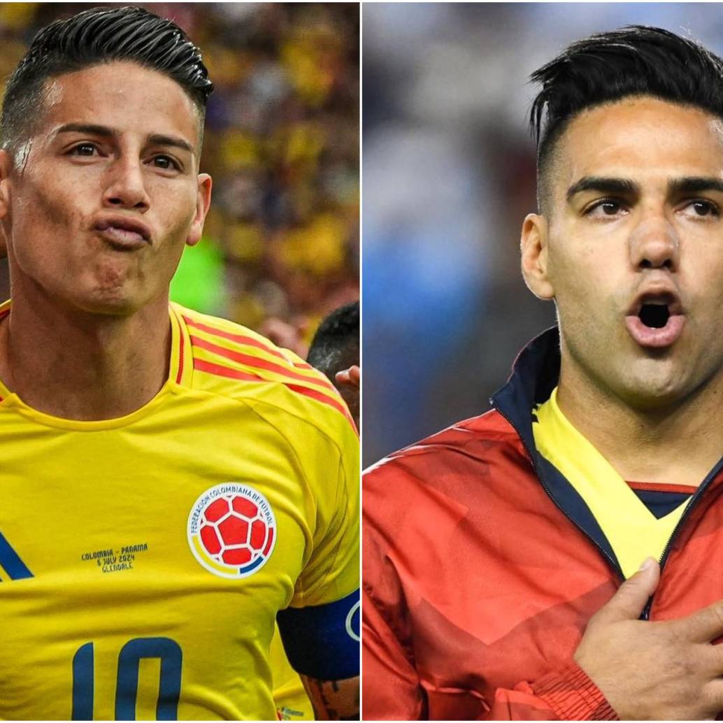 James Rodríguez y Radamel Falcao García son dos de los jugadores más importantes en la historia de Colombia FOTO: CUENTA DE X @jamesdrodriguez y @FALCAO