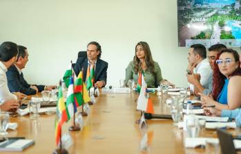 El alcalde de Medellín, Federico Gutiérrez, es el presidente de la junta directiva del Área Metropolitana del Valle de Aburrá. FOTO: CORTESÍA