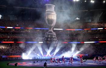 Así celebró la hincha tras ganar su primer partido en la copa América 2024. Foto: Getty