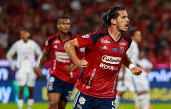 El defensa central uruguayo Joaquín Varela regresó al cuadro rojo después de un leve paso por Águilas Doradas . FOTO: MANUEL SALDARRIAGA