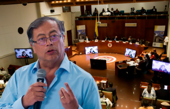 El presidente atenderá una reunión este lunes luego de una controversia con el presidente de la Corte Constitucional la semana pasada. Foto: Camilo Suárez y Colprensa