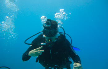 El buceo permite explorar la biodiversidad subacuática. Fotos: Cortesía