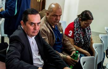 El alcalde Raúl Cardona en una de las audiencias que se realizaron días después de su captura en 2018. FOTO: Julio César Herrera