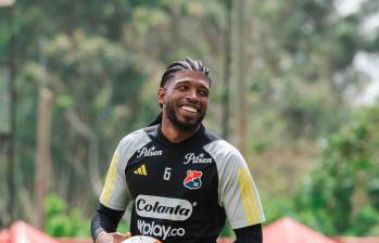 Jherson Mosquera tiene 24 años, nació en Pereira y llegó al cuadro rojo desde Newell’s Old Boys de Argentina. Fue cedido por un año, con opción de compra que puede hacer efectiva el Medellín. FOTO cortesía dim