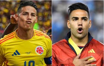 James Rodríguez y Radamel Falcao García son dos de los jugadores más importantes en la historia de Colombia FOTO: CUENTA DE X @jamesdrodriguez y @FALCAO