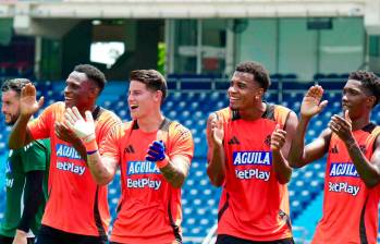 James Rodríguez comandará a Colombia en Barranquilla para el duelo de este martes ante Argentina. FOTO CORTESÍA FCF