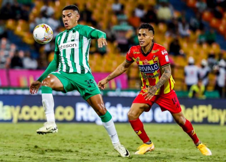 El delantero Emilio Aristizábal es uno de los siete jugadores de equipos antioqueños llamados a la Selección Colombia Sub-20. FOTO: Jaime Pérez