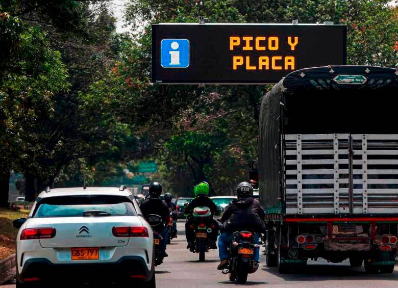 Recuerde que no hay excepción en la autopista Norte ni en la Regional. FOTO: EL COLOMBIANO