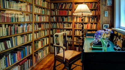 The library at Bjerkebæk