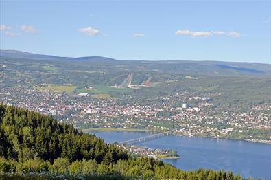 View towards Lillehammer