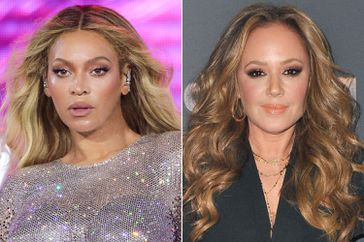 Beyonce and Leah Remini