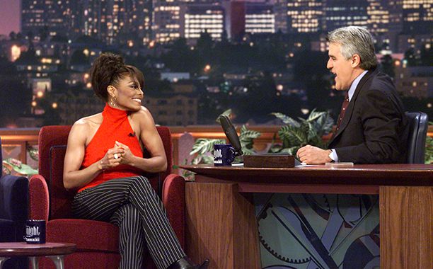 Janet Jackson on The Tonight Show with Jay Leno on April 26, 2001