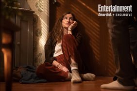 Tiny Beautiful Things -- “The Ghost Ship" - Episode 103 -- Danny and Clare try to untangle their relationship – and Rae’s threesome – as Clare considers her path not taken. In the past, Young Clare finds out she’s pregnant with Rae. Clare (Kathryn Hahn), shown. (Photo by: Jessica Brooks/Hulu)