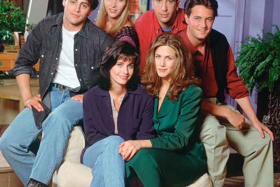 'Friends' stars (clockwise) Matt LeBlanc, Lisa Kudrow, David Schimmer, Matthew Perry, Jennifer Aniston, and Courteney Cox