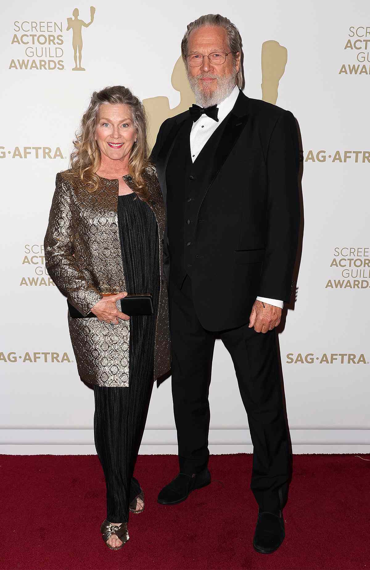 Susan Geston and Jeff Bridges SAG Awards 2023