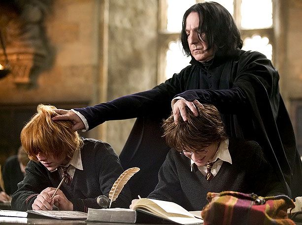 No, we haven't lost our minds. One of J.K. Rowling's ingenious ideas was to blend two literary traditions, fantasy and coming-through-school fiction (&agrave; la Tom