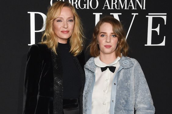 Uma Thurman and her daughter Maya Hawke