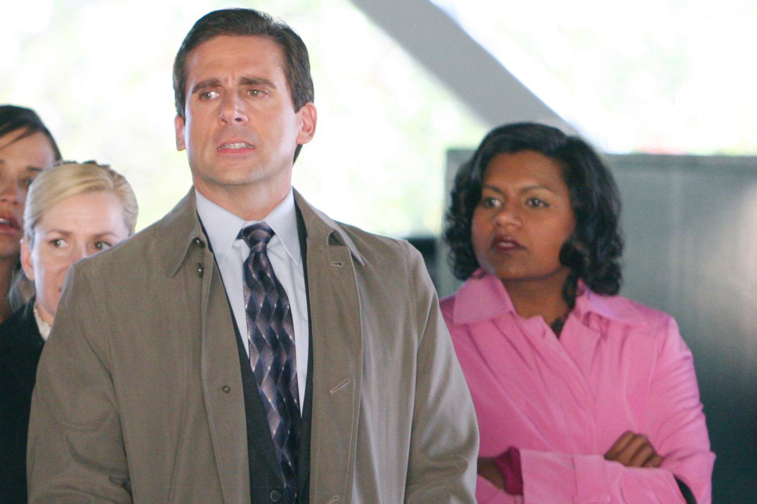 Steve Carell and Mindy Kaling